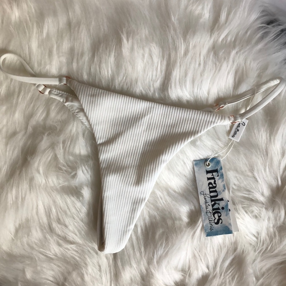 Frankie’s Bikinis Scarlett Ribbed Skimpy Bottom